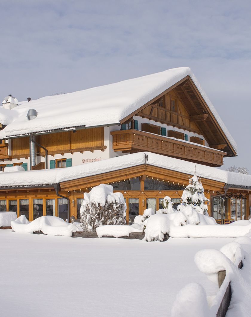 Winteraufnahme Haus